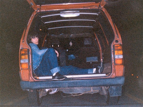 Ray guards the van