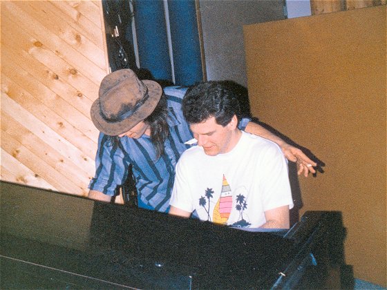 Jamming at the piano