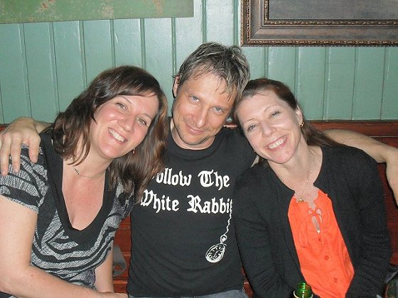 Ray with two lovely ladies