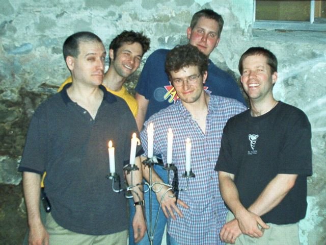 From left to right: Patrick Calnan, Matt Scase, Troy Jones, Rob Sample, and Stephan Meyer.